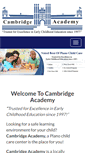 Mobile Screenshot of cambridgeacademyplano.com